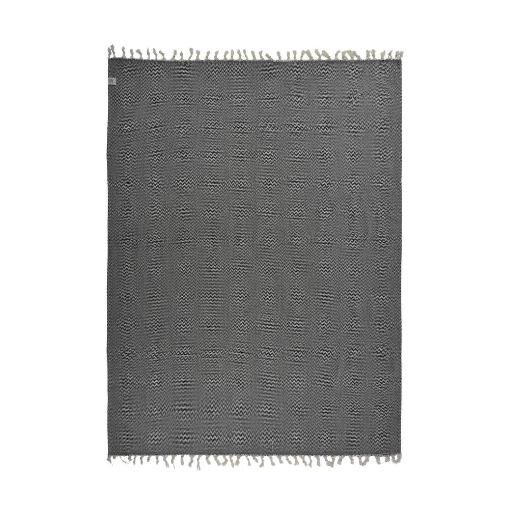 Zigzag Throw Blanket Pure Cotton 72"x50" by La'Hammam