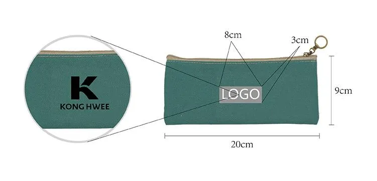 Zippered Office Pencil Case