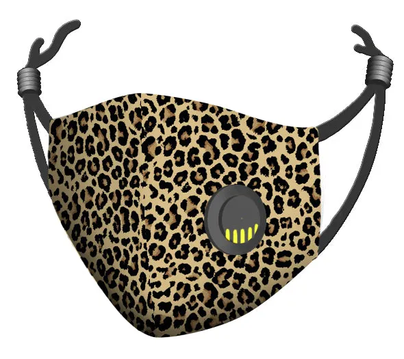 Zorbitz My Mask Comfort Plus Face Mask w/Breather - Animal Print